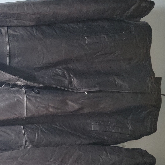 Lamb skin leather knowles&Carter London Made in Italy jacket - Picture 2 of 7